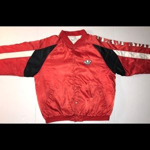 Satin Vintage Adidas Bomber